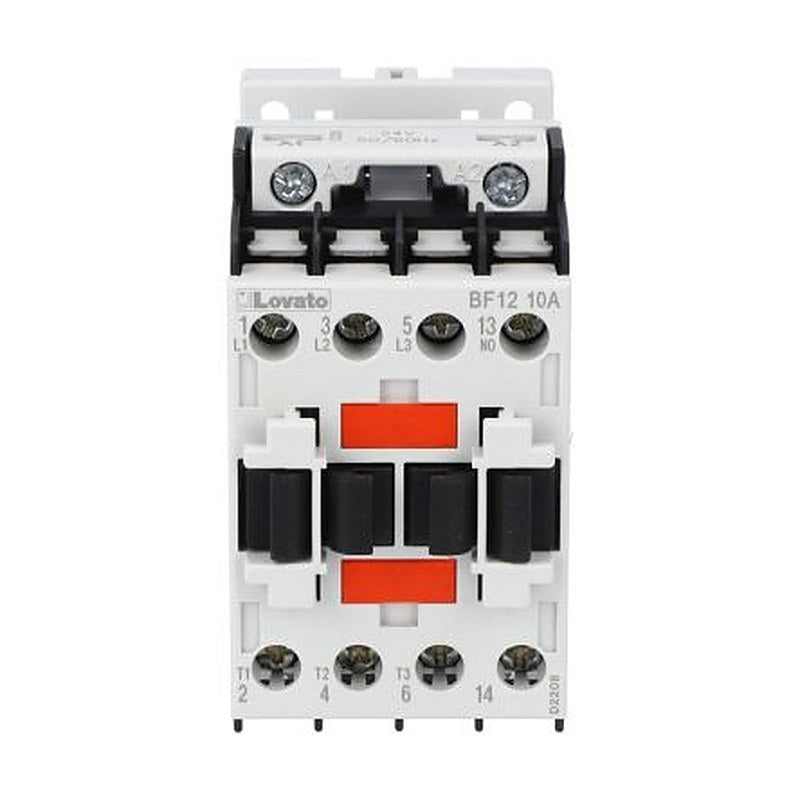 Lovato BF Contactor, 24V ac Coil, 3-Pole, 12 A, 5.5 kW, 3 NO, 440V ac
