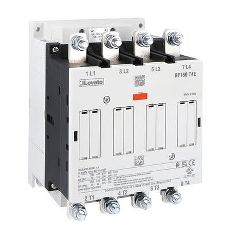 Lovato BF160 Contactor, 130V ac/dc, 48 V ac/dc Coil, 4-Pole, 250 A, 284 kW, 1kV