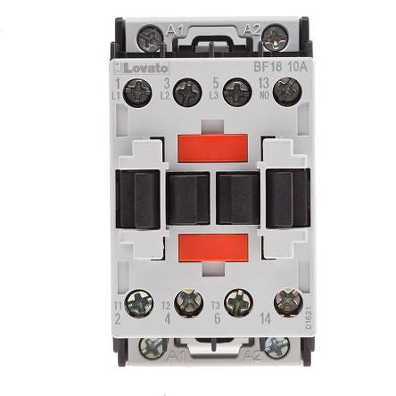 Lovato BF Contactor, 24V ac Coil, 3-Pole, 18 A, 7.5 kW, 3 NO, 440V ac