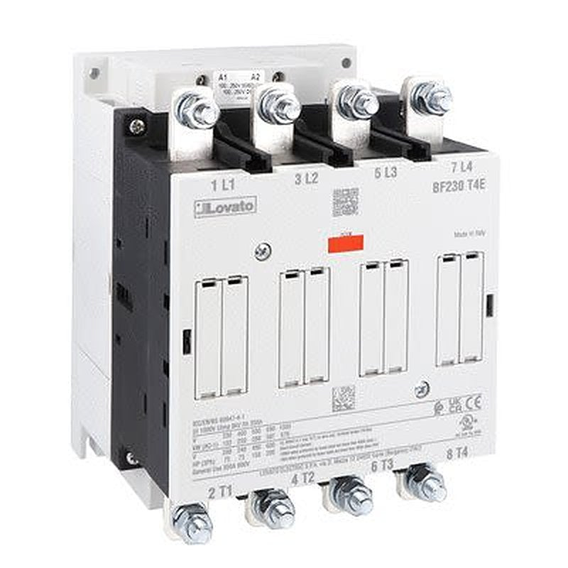 Lovato BF230 Contactor, 100V ac/dc, 250 V ac/dc Coil, 4-Pole, 350 A, 397 kW, 1kV