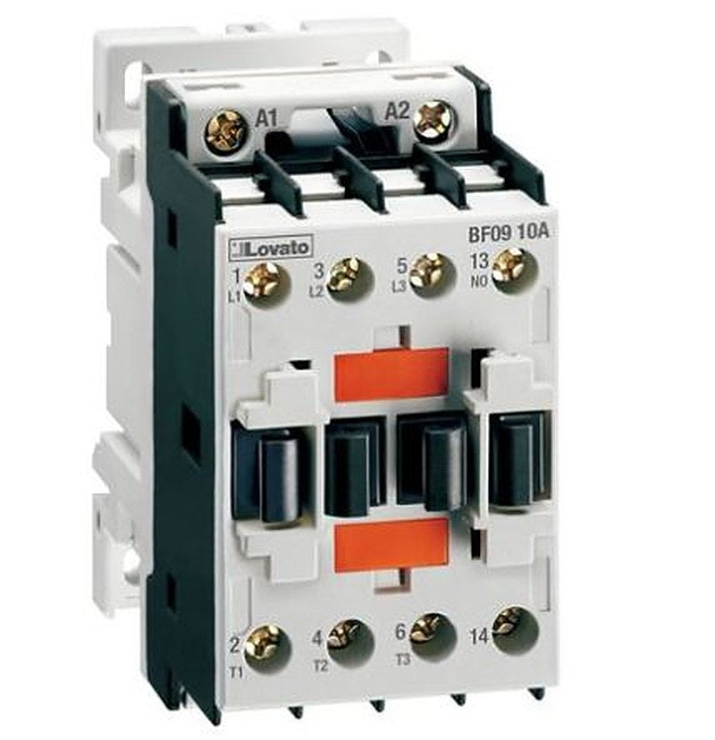 Lovato Contactor, 110V ac Coil, 3-Pole, 25 A, 11 kW 110V ac, 1 NC