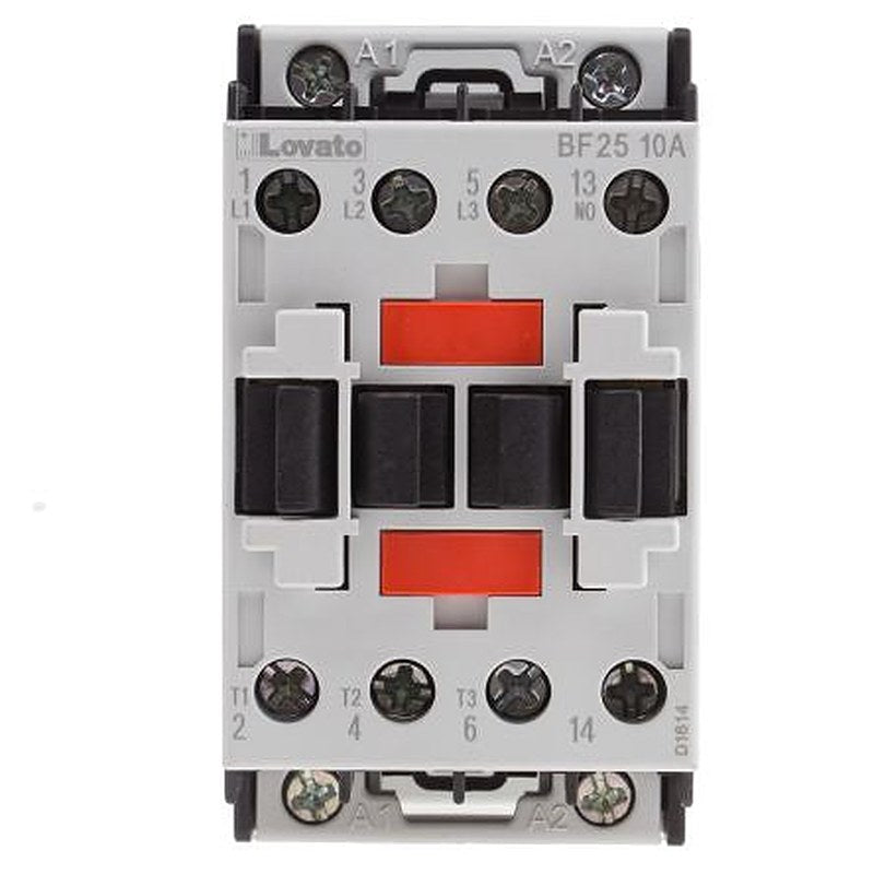 Lovato BF Contactor, 24V ac Coil, 3-Pole, 25 A, 11 kW, 3 NO, 440V ac