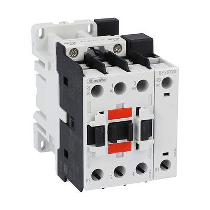 Lovato BF26 Contactor, 48V Coil, 4-Pole, 45 A, 51 kW, 2 NO/2 NC, 690V