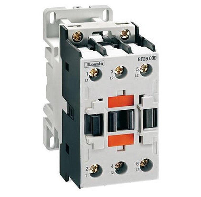 Lovato Contactor, 24V dc Coil, 3-Pole, 32 A, 22 kW 24V dc, 3 NO