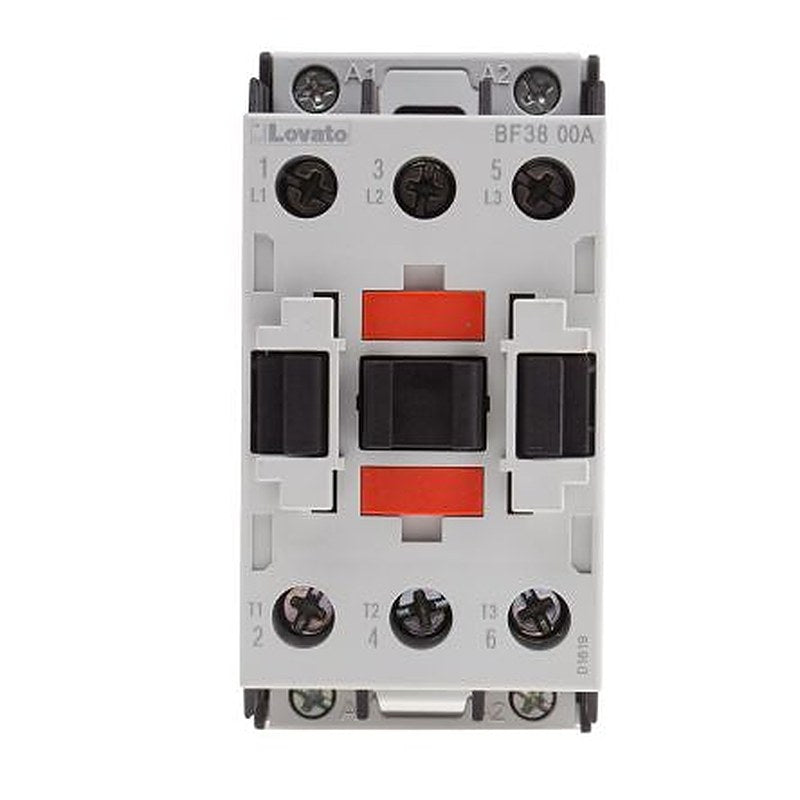 Lovato BF Contactor, 110V ac Coil, 3-Pole, 38 A, 18.5 kW, 3 NO, 440V ac