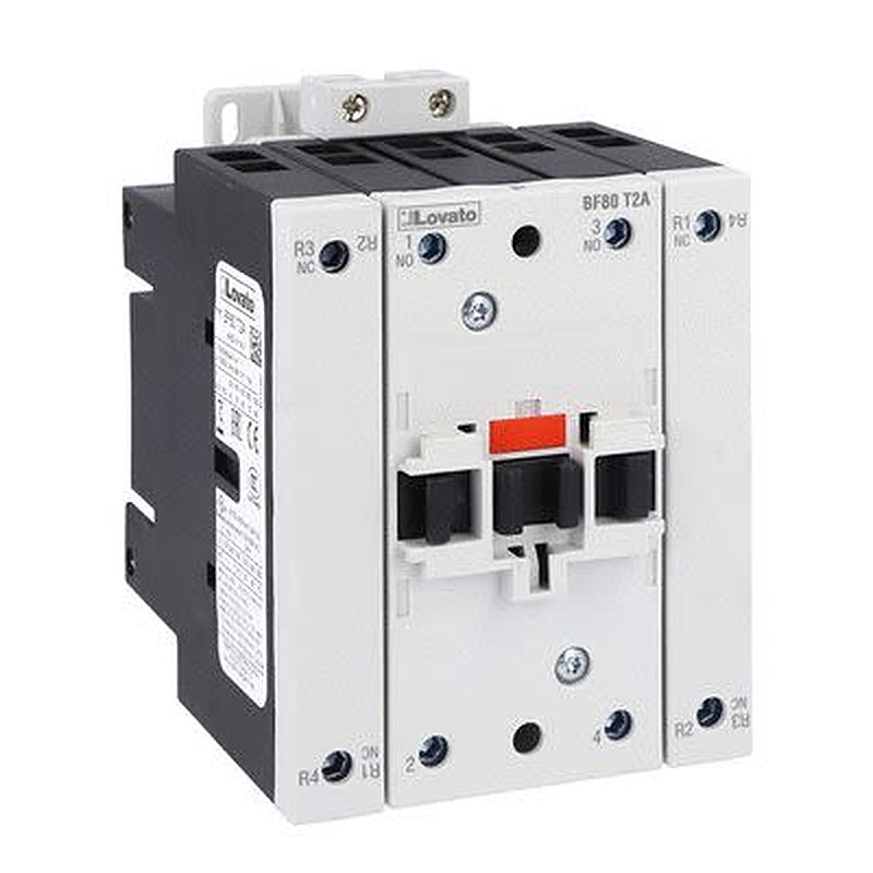 Lovato BF80 Contactor, 400V ac Coil, 4-Pole, 120 kW, 2 NO/2 NC, 690V