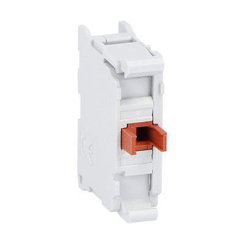 Lovato Auxiliary Contact, 1 Contact, 1 NC, BFX1, Front, BFX10C01