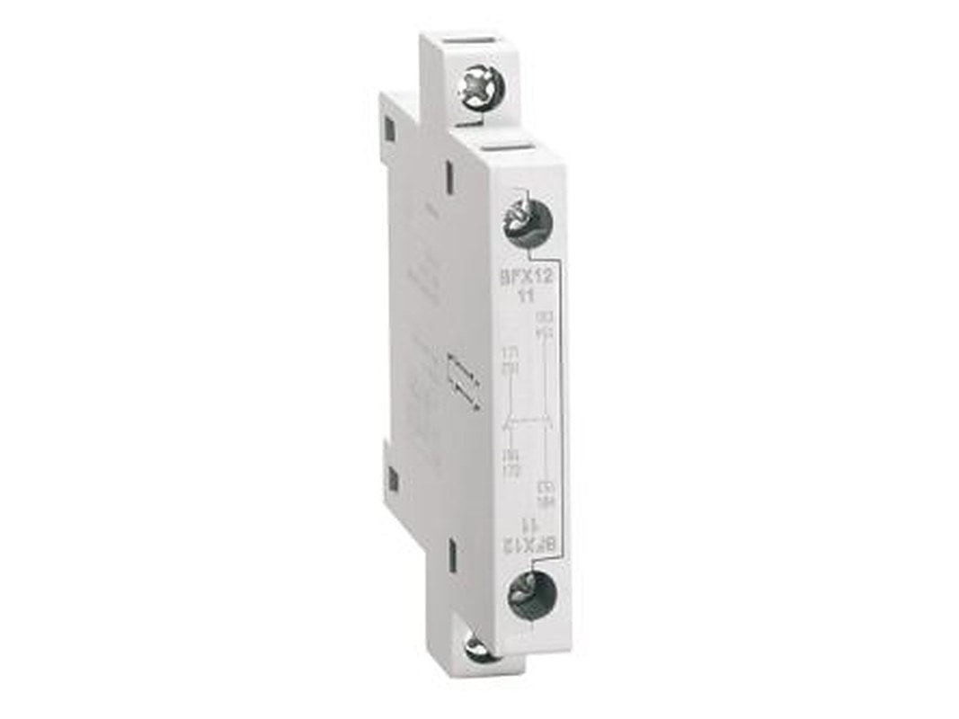 Lovato Auxiliary Contact, 2 Contact, 2 NC, BFX12, Side, 10 A, BFX1202