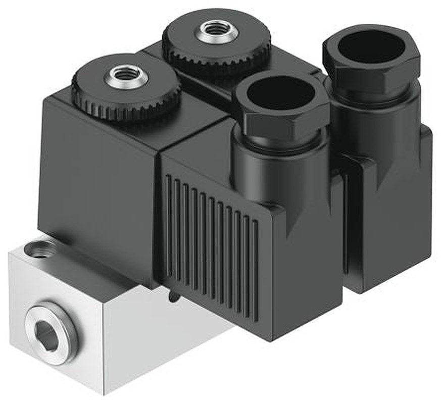 Festo Solenoid Valve - Monostable, 2 x 3/2-Way, Closed Electric M BMFH-2-3-M5 Series 24V