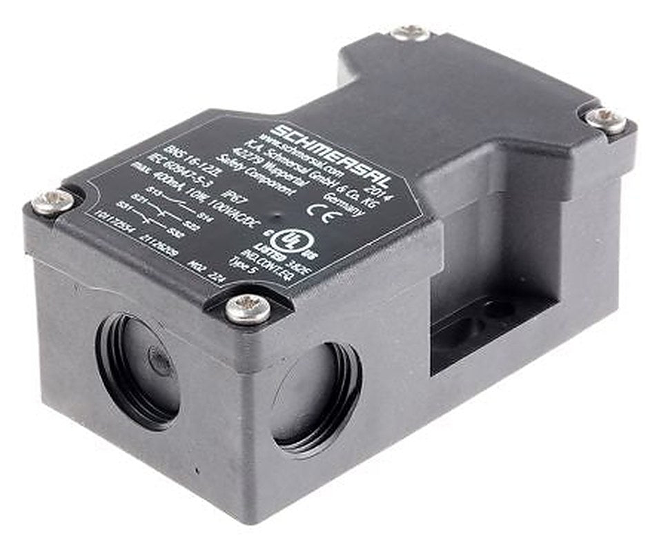 Schmersal BNS16 Series Magnetic Non-Contact Safety Switch, Plastic Housing, 100V dc, 1 NO/2 NC, M20