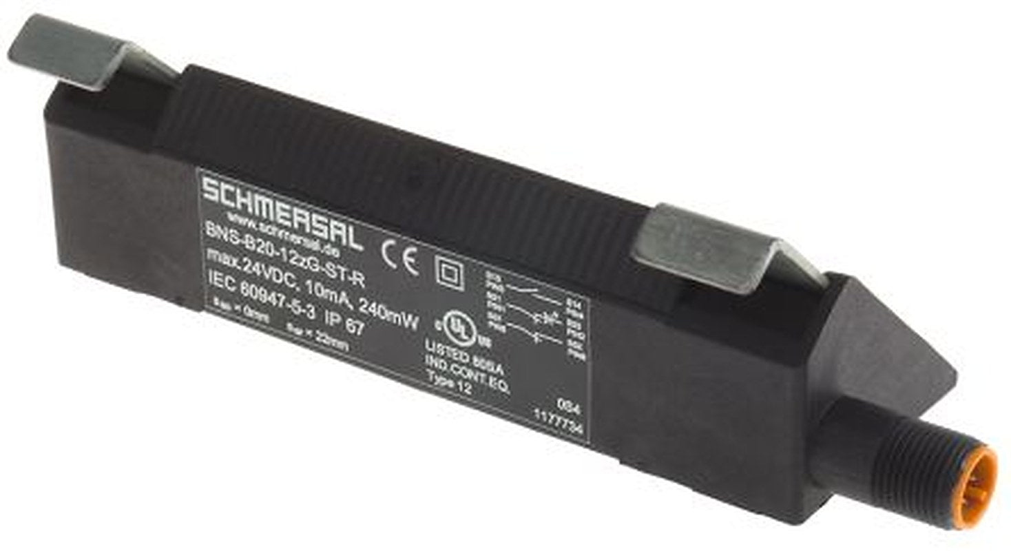 Schmersal BNSB20 Series Magnetic Non-Contact Safety Switch, Plastic Housing, 24V dc, 1 NO/2 NC, M12
