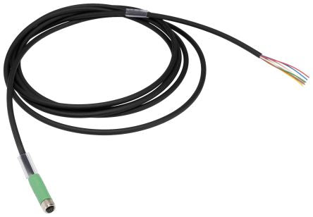 Phoenix Contact Female 8 way M8 to 8 way Straight Sensor Actuator Cable, 3 m