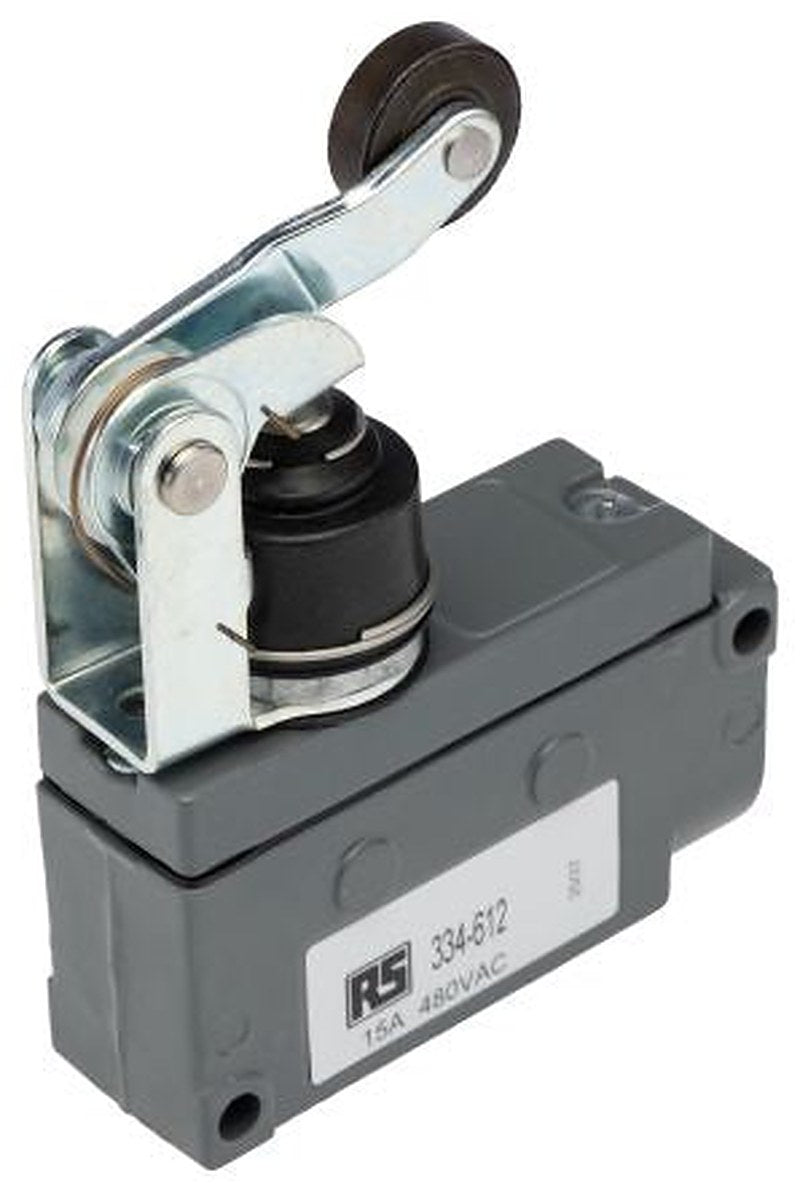 Honeywell BZE7 Series Roller Lever Limit Switch, SPDT, IP50, IP65, Electrostatic Epoxy Coated Aluminium Housing, 480V
