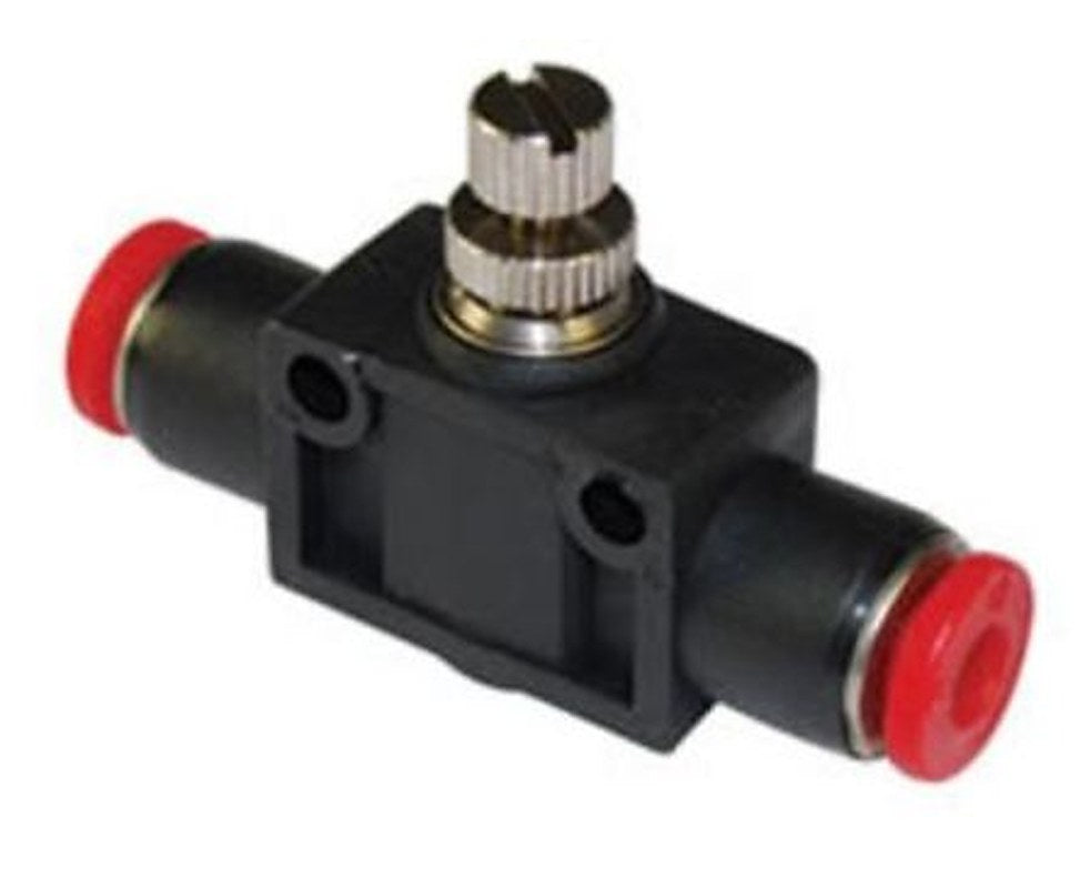 Norgren Pneufit C Series Uni-Directional In-line Regulator, Inlet Female, Tube 8 mm, Outlet Female Push-in 8 mm