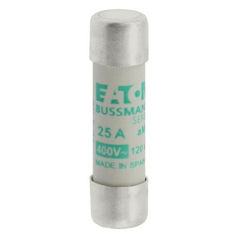 Eaton 25A Ceramic Cartridge Fuse, 10 x 38 mm