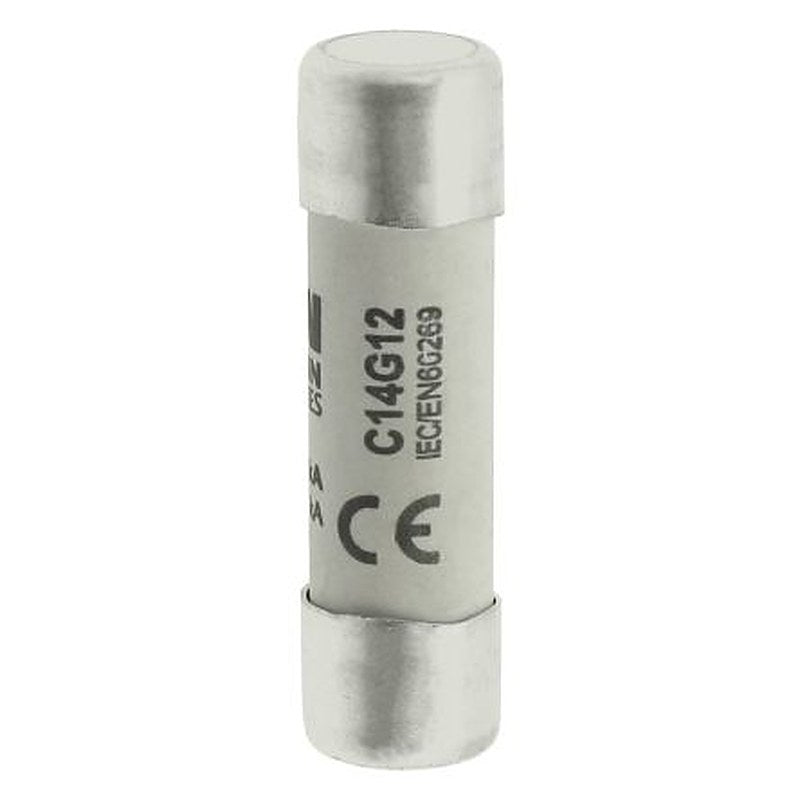 Eaton 12A Ceramic Cartridge Fuse, 14 x 51 mm