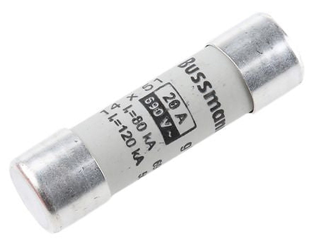 Eaton 20A Ceramic Cartridge Fuse, 14 x 51 mm