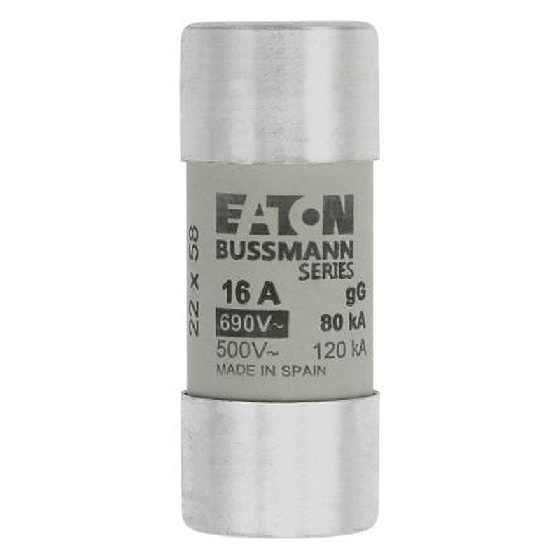 Eaton 16A Ceramic Cartridge Fuse, 22 x 58 mm