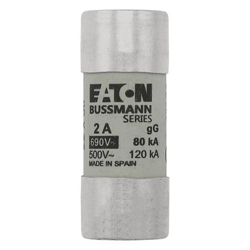 Eaton 2A gG/gL Cartridge Fuse, 22 x 58 mm