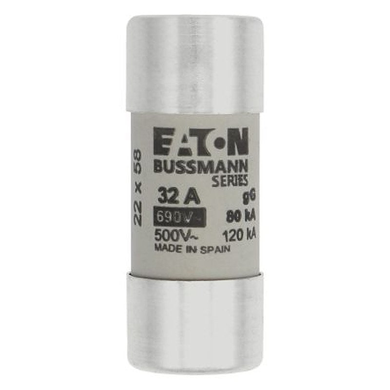 Eaton 32A gG/gL Cartridge Fuse, 22 x 58 mm