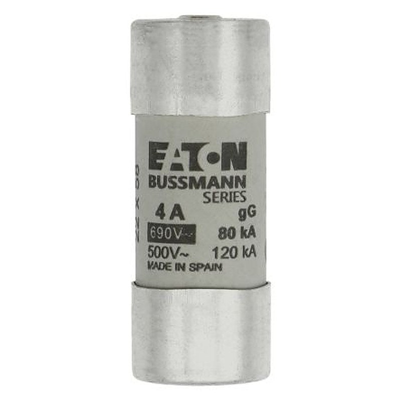Eaton 4A Cartridge Fuse, 22 x 58 mm