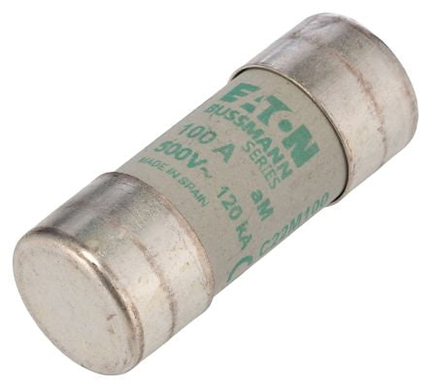 Eaton 100A M Ceramic Cartridge Fuse, 22 x 58 mm