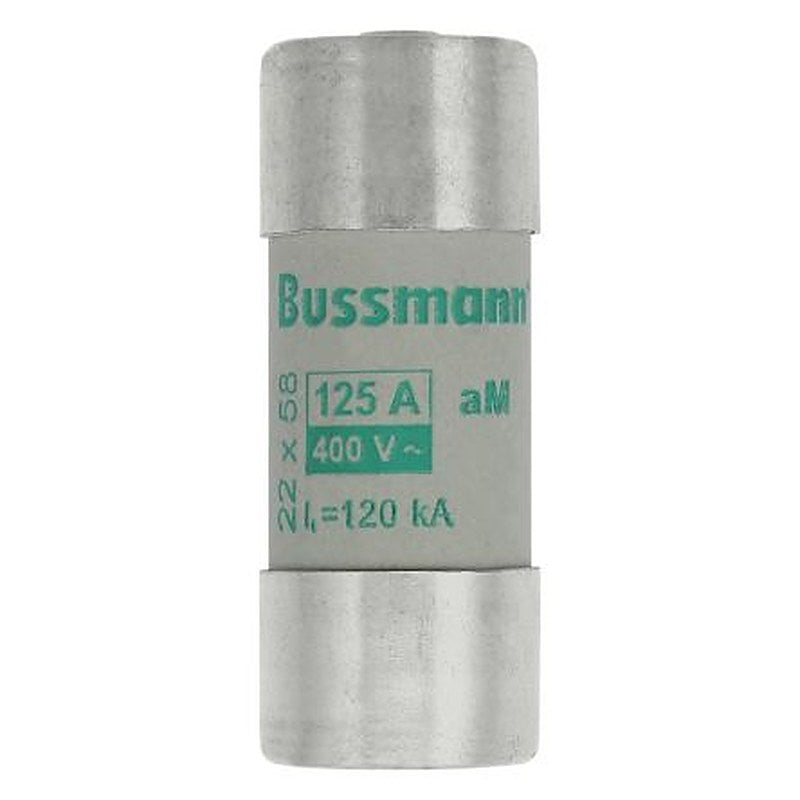 Eaton 125A Ceramic Cartridge Fuse, 22 x 58 mm