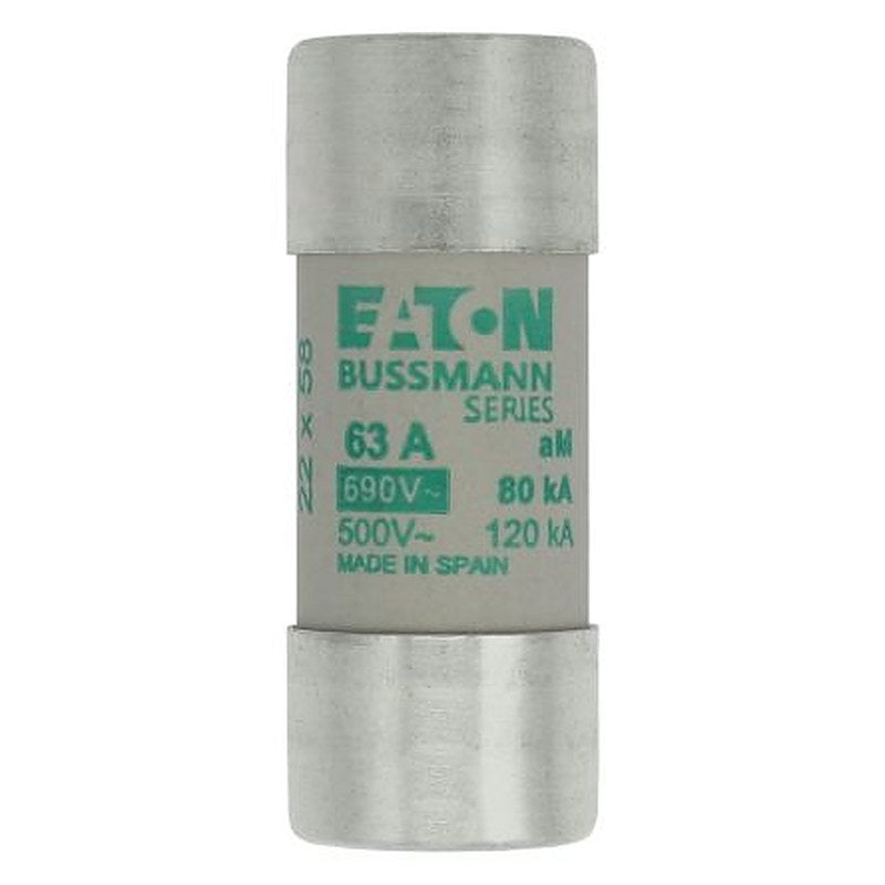 Eaton 63A AM Ceramic Cartridge Fuse, 22 x 58 mm