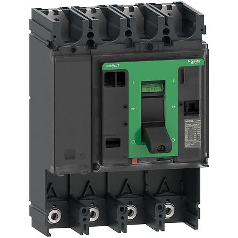 Schneider Electric, ComPact, ComPacT NSX Molded Case Circuit Breaker 4-Pole 400A, Breaking Capacity 36 kA
