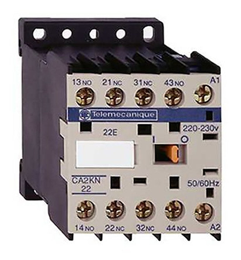 Schneider Electric CA2K Contactor Relay, 110V ac Coil, 4-Pole, 110 A, 2 NO/2 NC, 690V ac