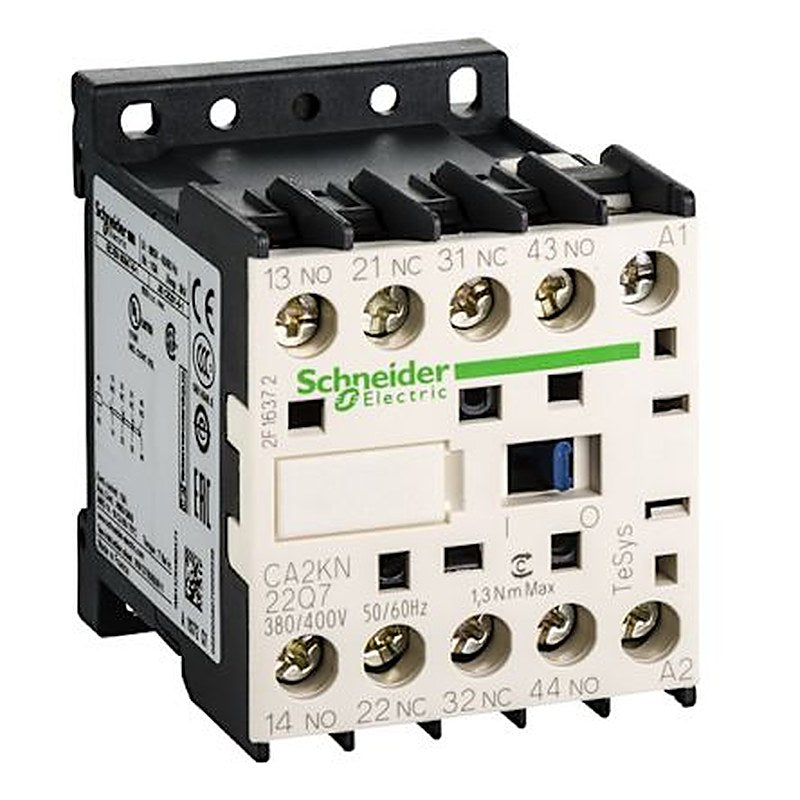 Schneider Electric CA2K Control Relay, 380V ac, 400 V ac Coil, 4-Pole, 30 VA 400V ac, 2 NO/2 NC, 690V
