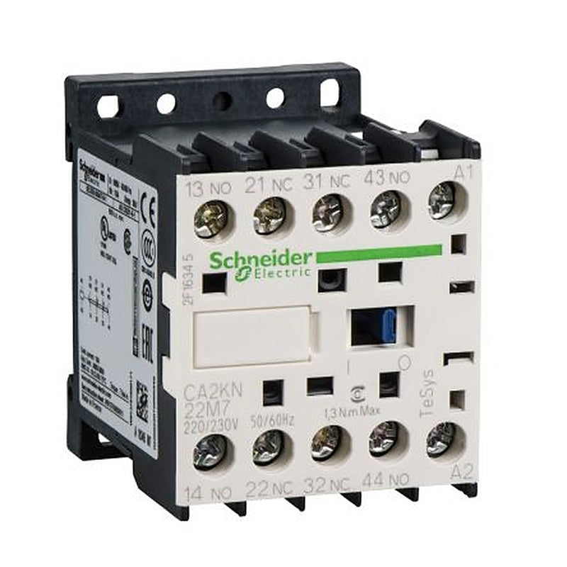 Schneider Electric, TeSyS CA Control Relay 1 NO/1 NC, 10A Contact Rating, 480V 2 NO/2 NC