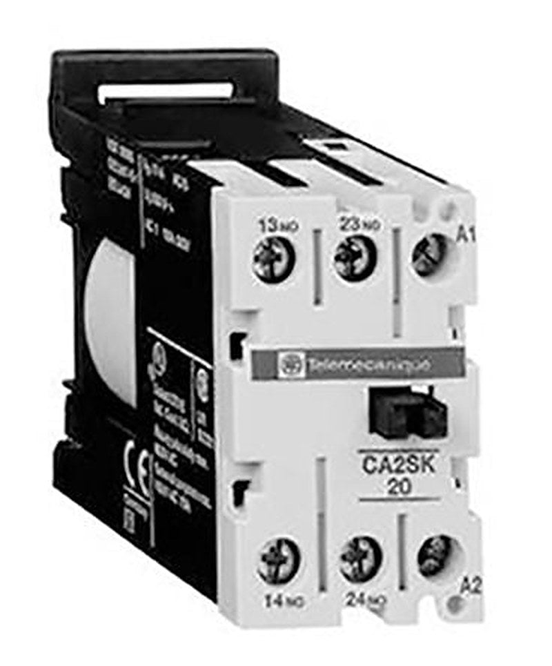 Schneider Electric TeSyS CA Contactor Relay, 110V ac Coil, 2-Pole, 10 A, 2 NO, 690V ac