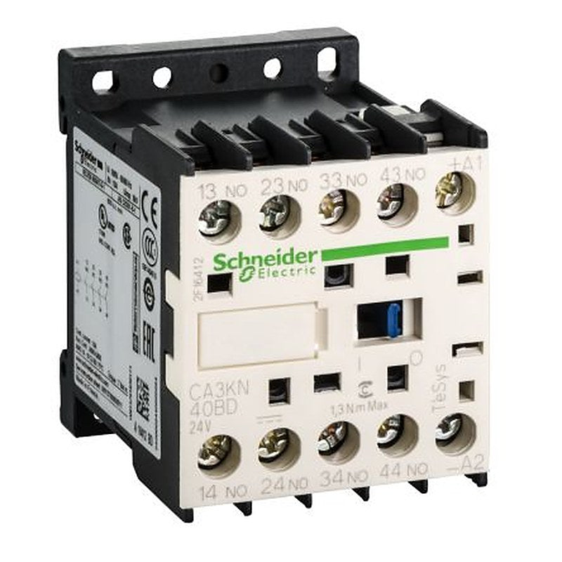 Schneider Electric, TeSyS CA Control Relay 2 NO/2 NC, 10A Contact Rating, 3 W, 110V dc