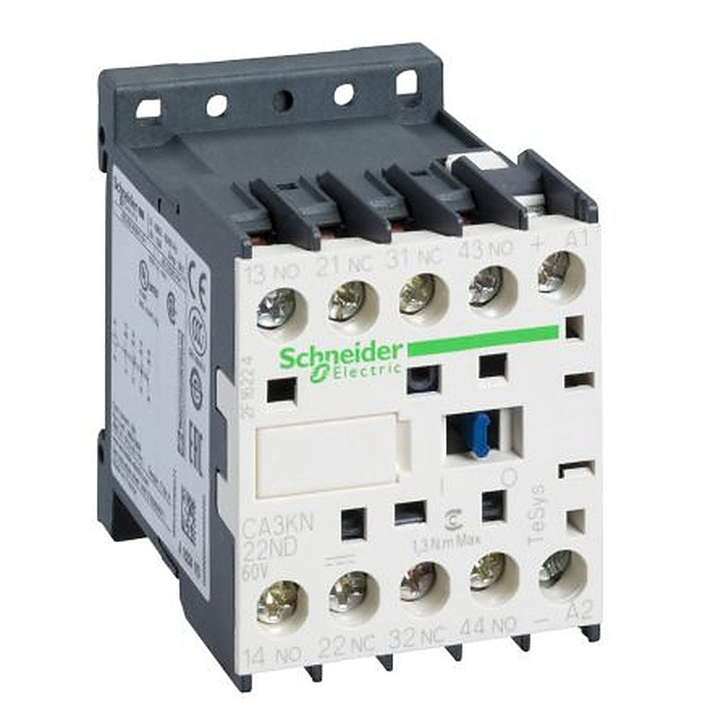 Schneider Electric, TeSyS CA Control Relay 2 NO/2 NC, 10A Contact Rating, 3 W, 60V dc
