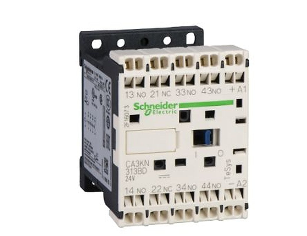 Schneider Electric, TeSyS CA Control Relay 4 NO, 10A Contact Rating, 24V dc 4PST