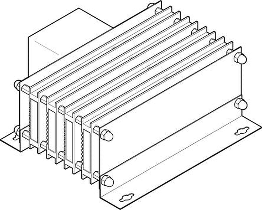 Festo Braking Resistor CACR-KL2 Series Braking Resistor for Use with Servo Drives,CACR-KL2-40-W2000