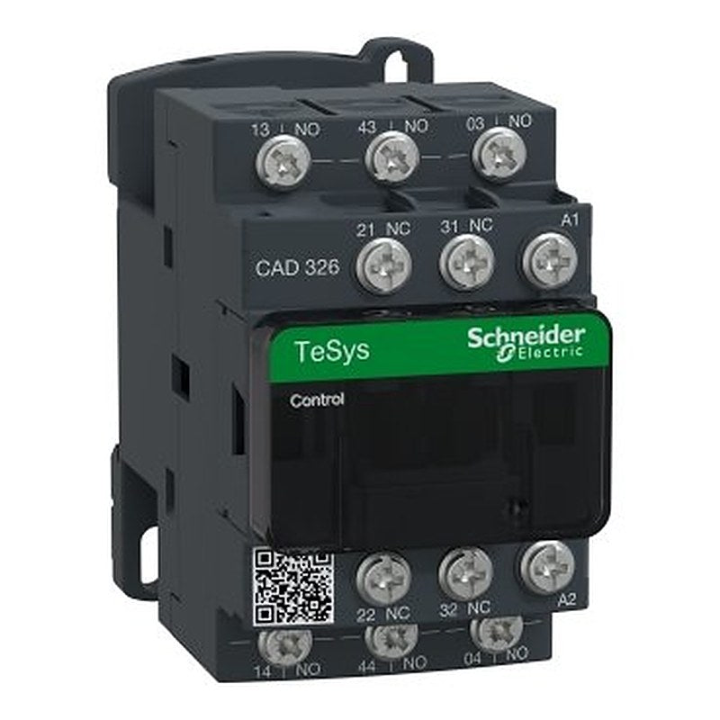 TeSys Deca control relay - 3 NO + 2 NC - <= 690 V - 100 V AC standard coil (TeSys Deca control relay) is a Schneider Electric product. Designed for reliable performance and long service life. Available across Iraq — contact us for pricing and delivery options.