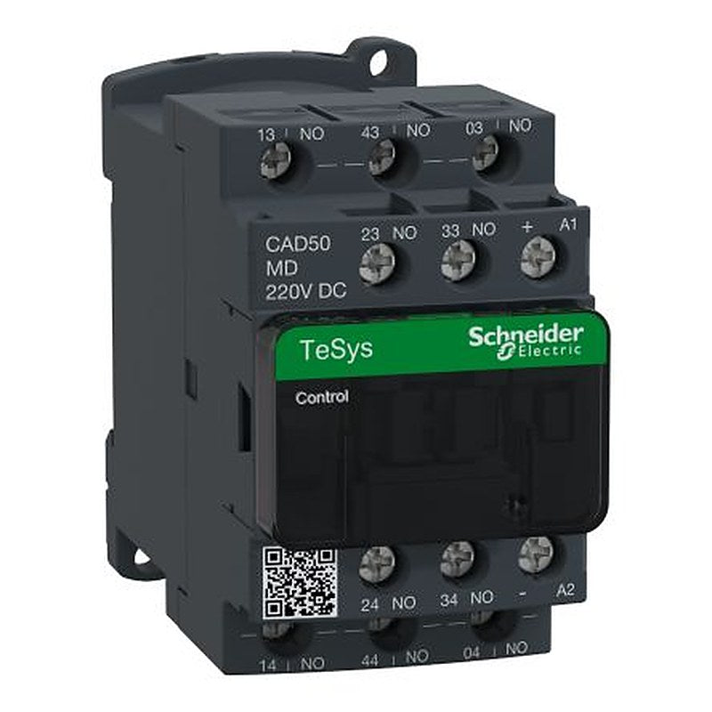 Schneider Electric TeSyS CA Contactor, 220V Coil, 5-Pole, 10 A 220V, 5 NO, 690V dc