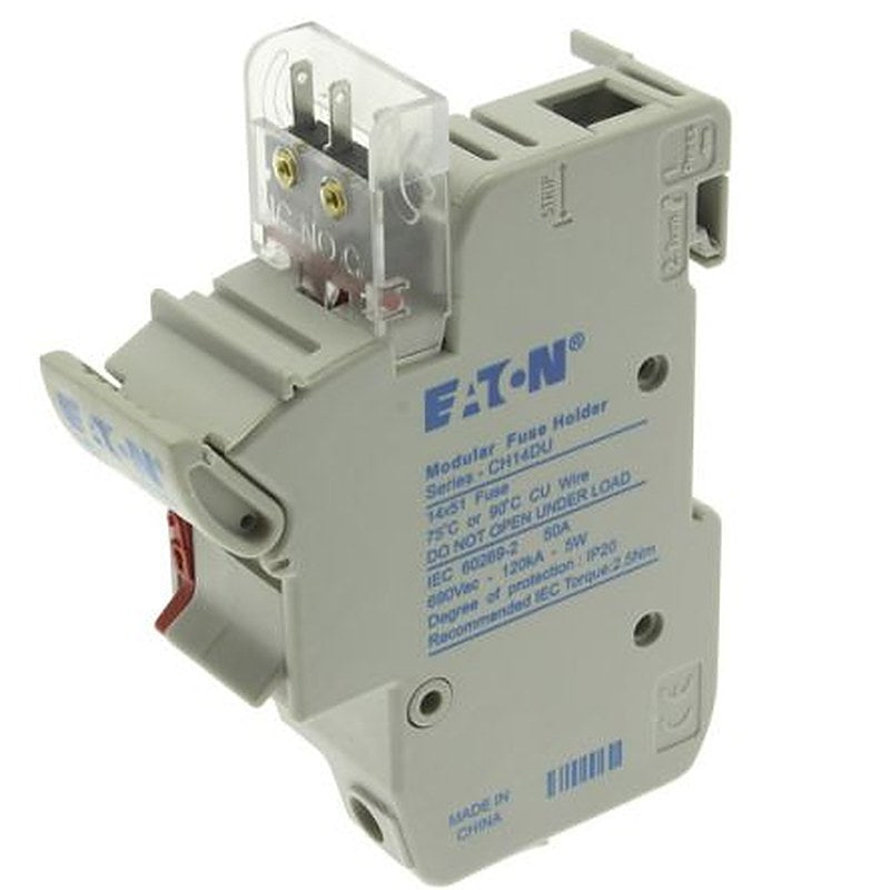 Eaton 50A Rail Mount Fuse Holder, 1P-Pole, 690 V ac, 750V dc