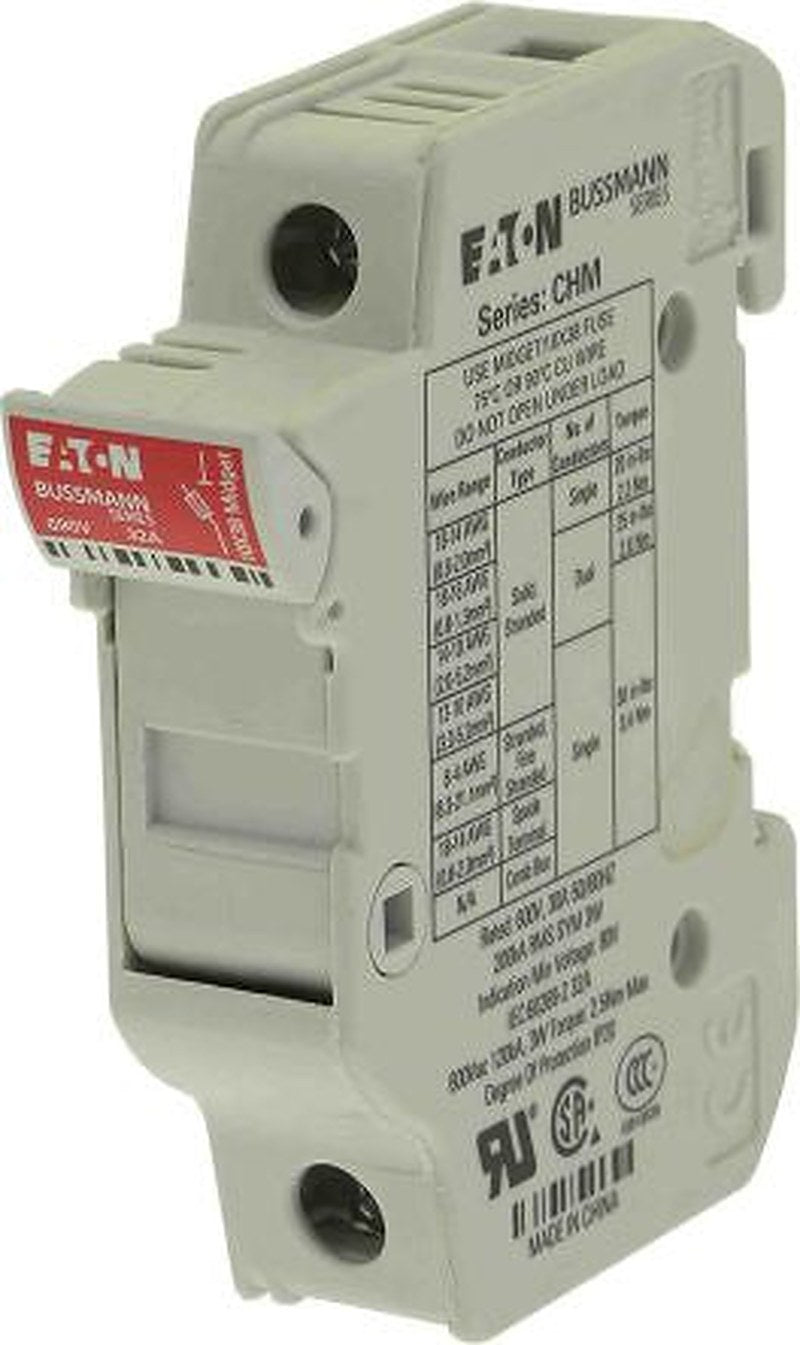 Eaton 32A Rail Mount Fuse Holder for A2, 1P-Pole, 690V ac