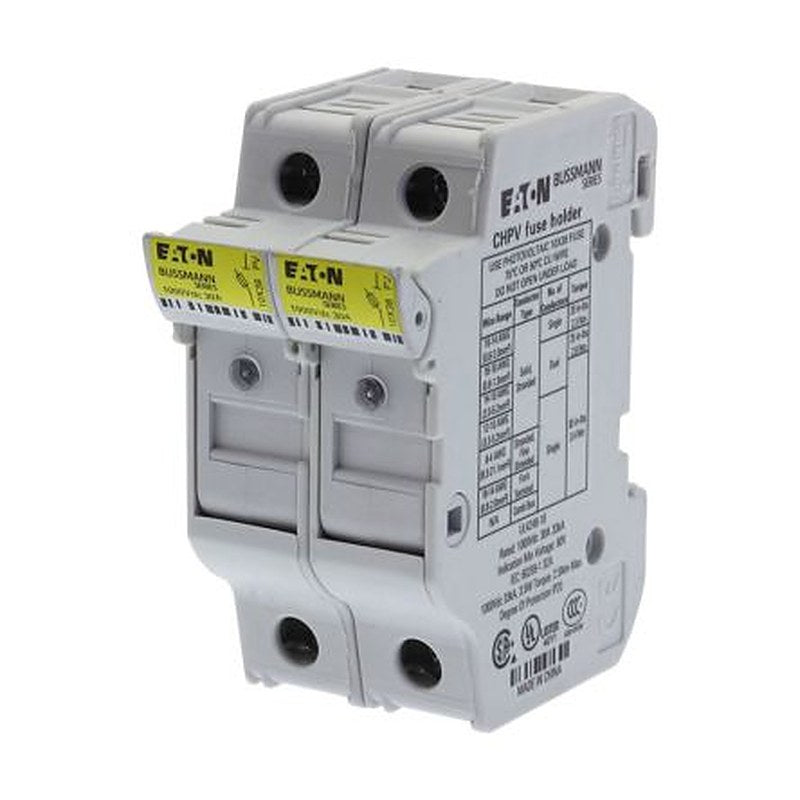 Eaton 30A Fuse Holder for 10 x 38 mm, 2P-Pole, 1000V