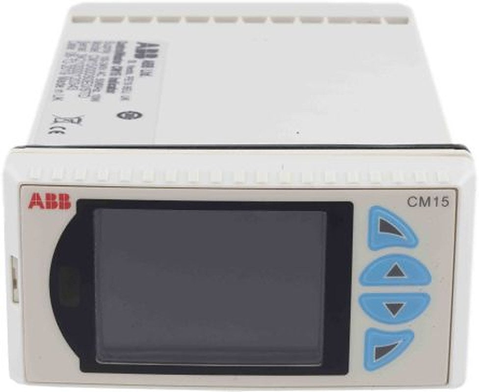 ABB CM15 Panel Mount Process Indicator 2 Input, 2 Output Relay, Analogue 264V ac On-Off