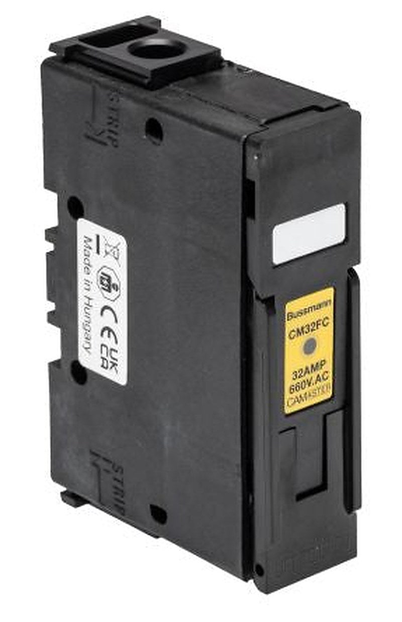 Eaton 32A Rail Mount Fuse Holder, 1P-Pole, 660V ac