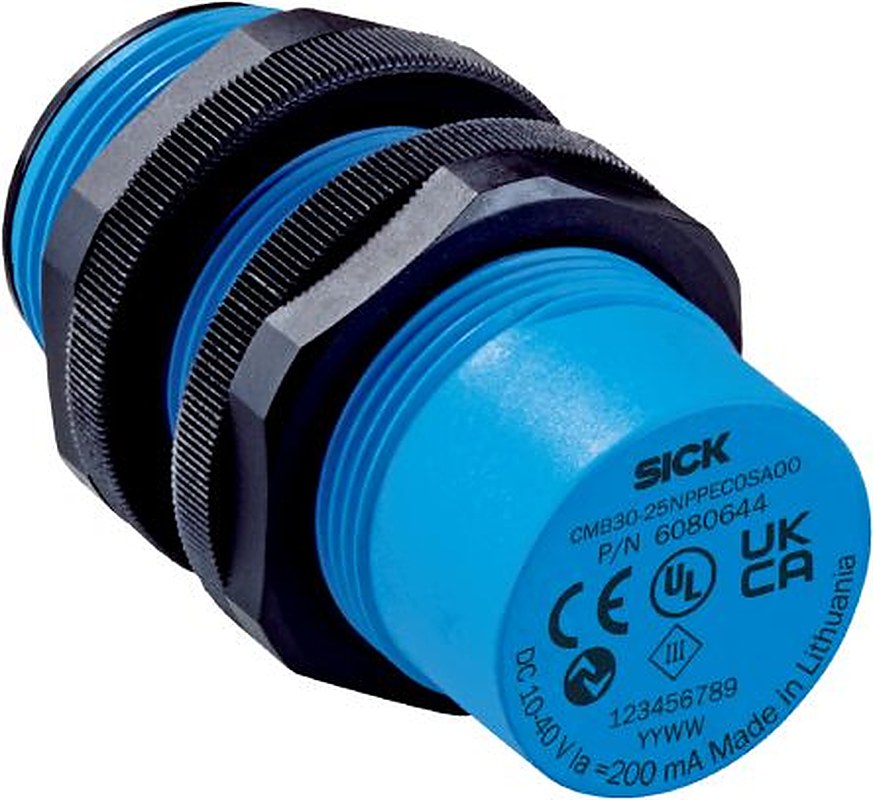 SICK CMB30-25NPPEC0SA00 Threaded Barrel Capacitive Proximity Sensor CMB30, M30 200mA 36 V dc