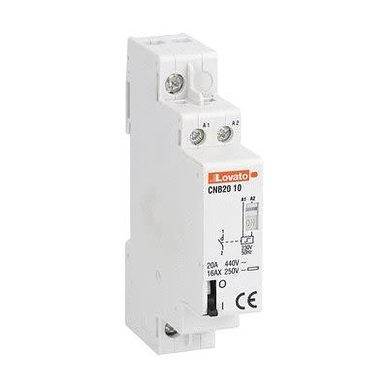 Lovato DIN Rail Latching Relay, 230V Coil, 20A Switching Current, SPST