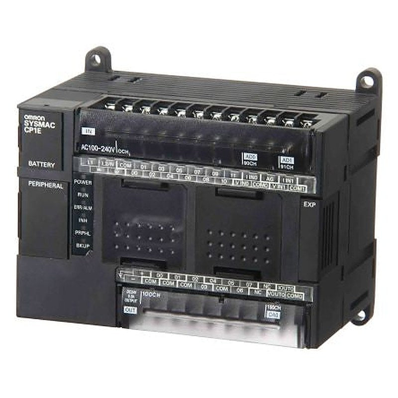 Omron CP1E Series PLC CPU, Relay Output, 12-Input, DC Input