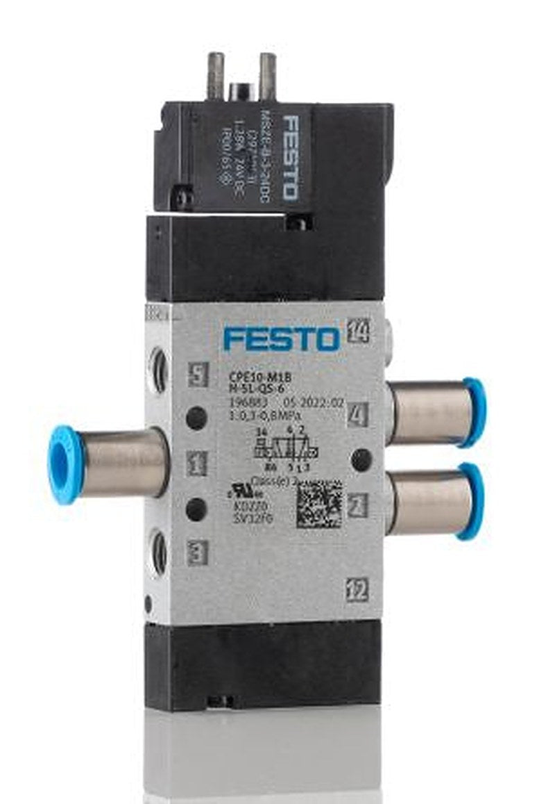 Festo Solenoid Pilot Valve - Electric G CPE Series 196883