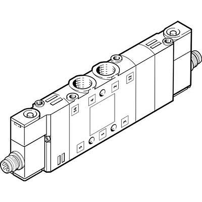 Festo Pneumatic Solenoid Valve - Pressure Release, 5/3 Electric 7 mm CPE10-M1CH-5/3BS-M7 Series 24V