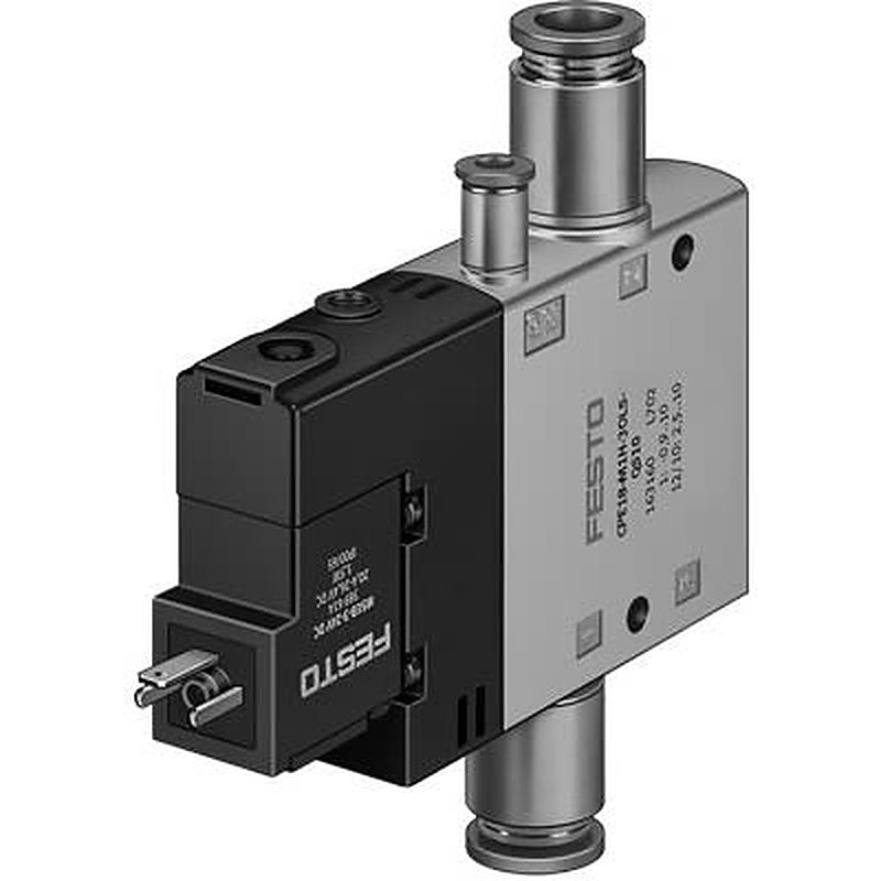 Festo Pneumatic Solenoid Valve - 3/2, Closed, Monostable Electric G CPE18-M2H-3GLS-QS-10 Series 110V